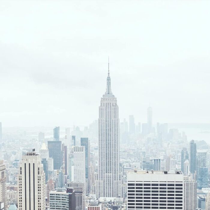 Дизайнерський кухонний фартух з алюмінієвого композиту, кухонний фартух, товщина 3 мм, 60x100 см, (Big City Bright)