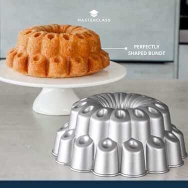 Декоративная форма для выпечки Kitchen Craft MASTERCLASS BUTTON, алюмий, 24,7 х 24,7 х 10 см