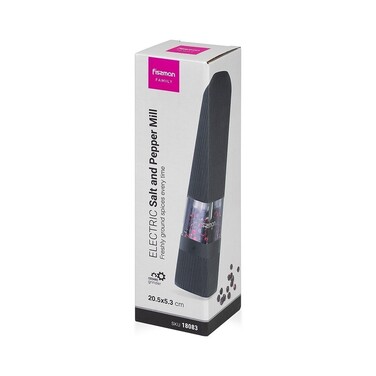 Млин для солі та перцю Fissman електричний 20,5x5,3 см  (18083)