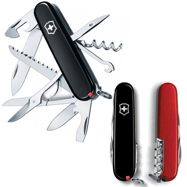 Ніж Victorinox Huntsman Ukraine 91мм/15функ/чорн-черв