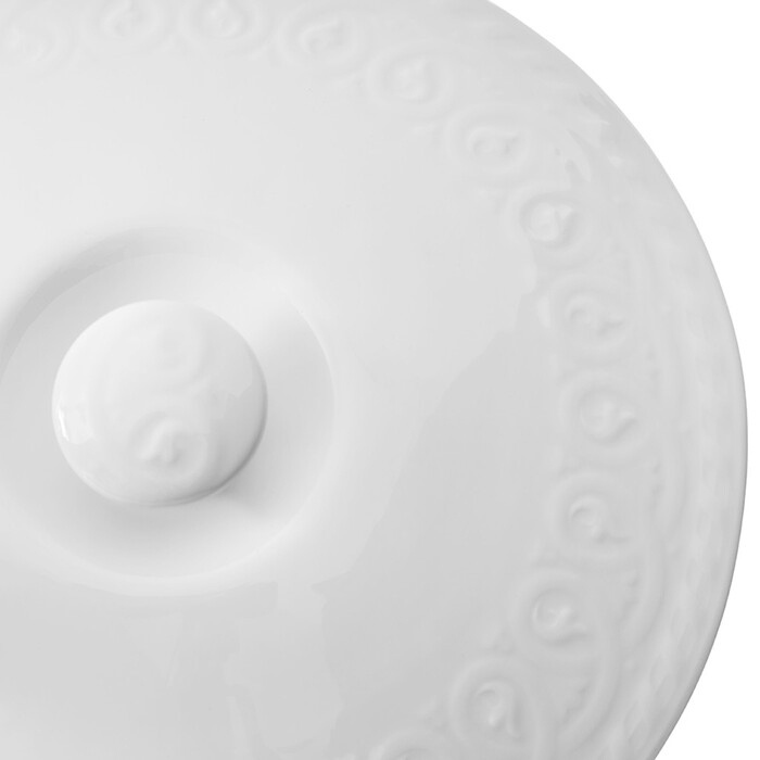 Форма для запікання Fissman кругла з кришкою PARMIGIANO 292х25х72 см / 17 л порцеляна (13708)