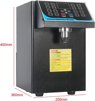 Автоматичний диспенсер фруктози 7.5 л - Кількісний дозатор фруктози 450 Вт, сиропник з нержавіючої сталі для фруктози, бульбашкового чаю, цукрового розчину. Розміри 25x36x40 см