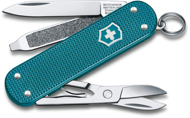 Нож швейцарский 5 функций, 58 мм, зелёный Victorinox Classic SD Alox Colors Wild Jungle