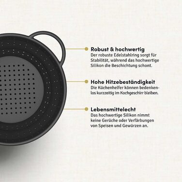 Складаний силіконовий друшляк Hoffmann