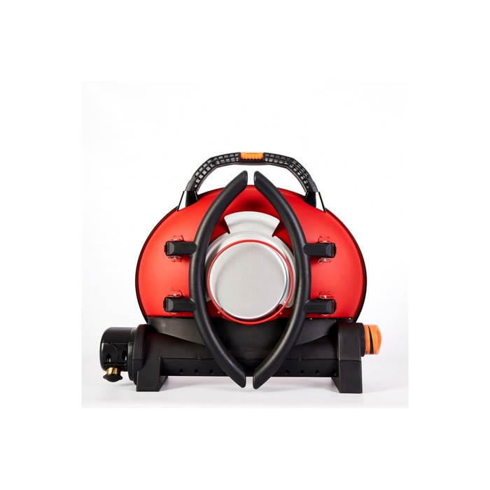 КОМПЛЕКТ Портативный переносной газовый гриль O-GRILL 500, красный+шланг в подарок! Код: 011676