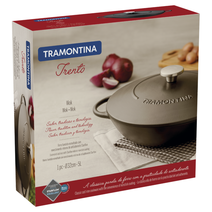 Сковорода WOK Tramontina Trento 32 см (6747185)