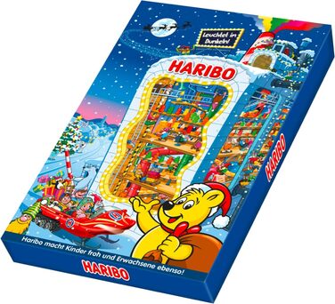 Різдвяний адвент календар 2025 з 24 міні-пакетами солодощів 300 г HARIBO