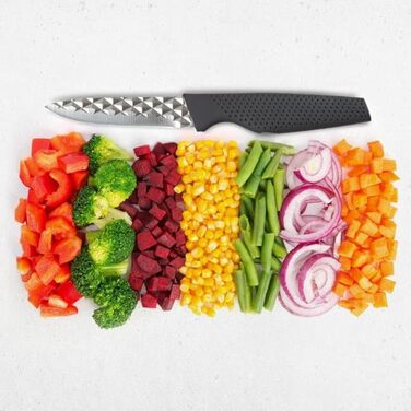 Набор кухонных ножей Harry Blackstone Airblade Messer острые и долговечные 5 ножей для любых задач, с антипригарным покрытием лезвий