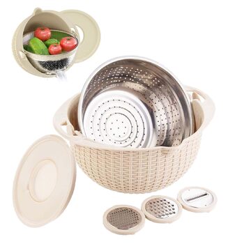 Друшляк 4-в-1 бежевий delyx