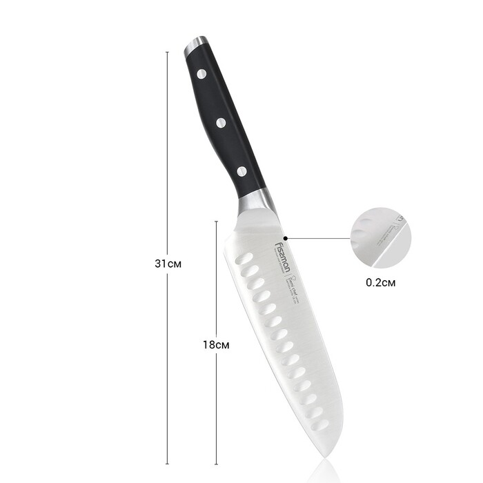 Ніж сантоку Fissman DEMI CHEF 18 см (2365)