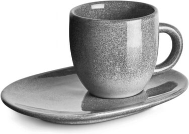 Набор посуды Misty Cliff 24 предм., столовый сервиз из керамогранита на 4 персоны (4 шт. (1 упаковка))