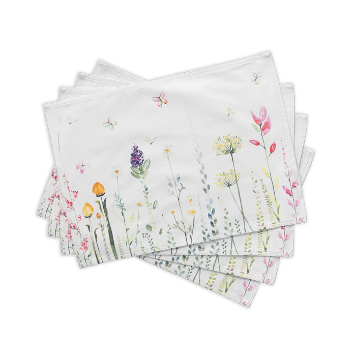 Бавовняні підставки для тарілок 4 шт 33 х 48 см Maison d' Hermine