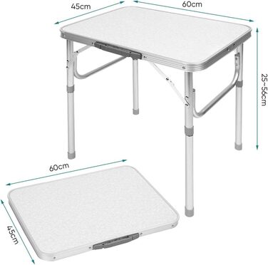 Складной стол для кемпинга с регулируемой высотой Ejoyous