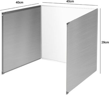 Защитный экран от брызг из нержавеющей стали RANRAO