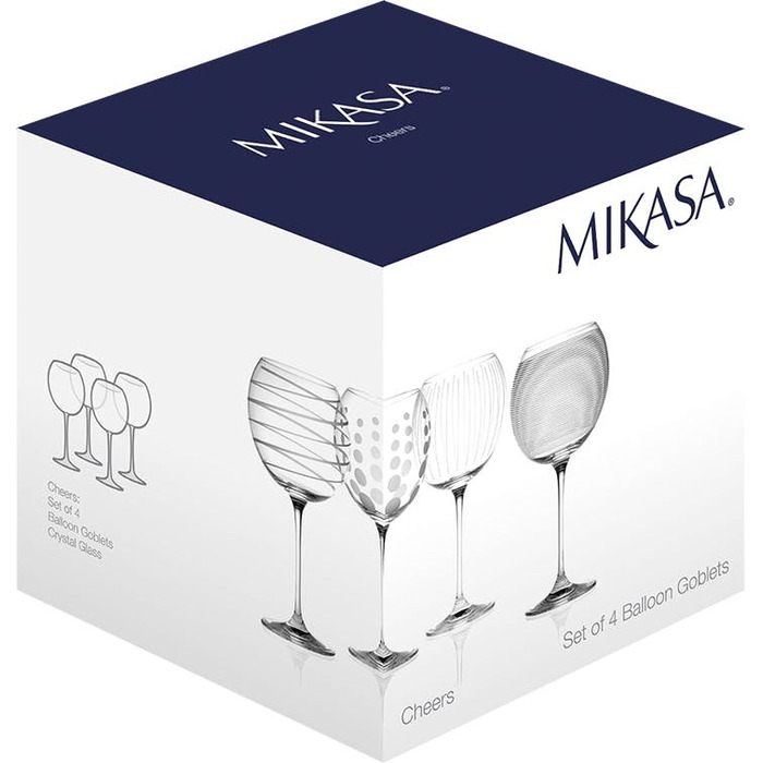 Набір келихів для вина Mikasa CHEERS, скло, 750 мл, 4 шт.