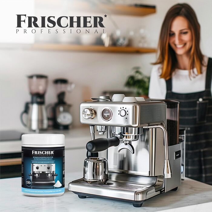 Порошок для чищення кавоварок 900 г FRISCHER PROFESSIONAL