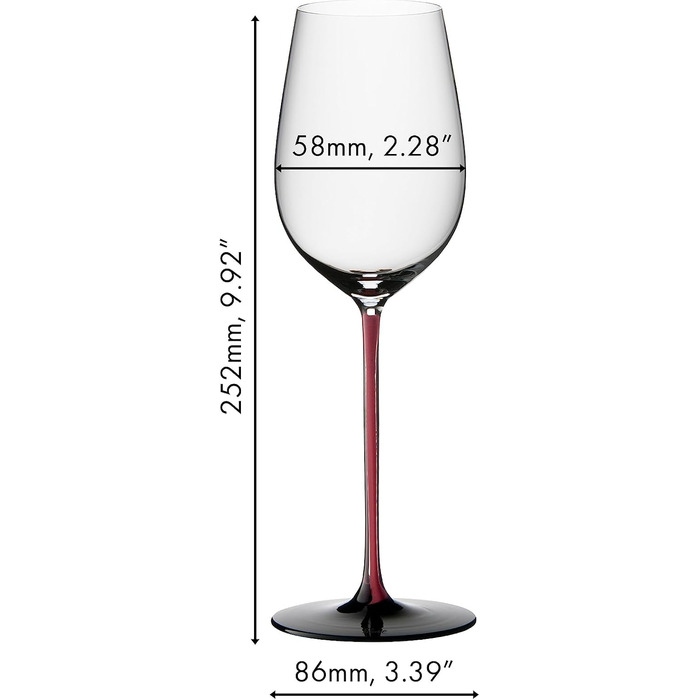 Келих для білого вина Рислінг Гран Крю, червоний/чорний Black Series Collector's Edition Riedel
