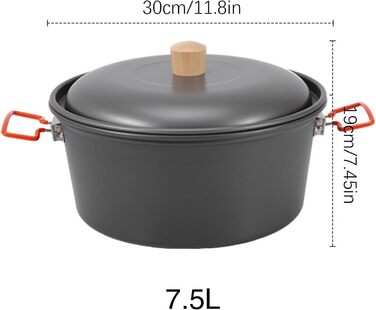 Кастрюля для кемпинга 7,5л Generisch