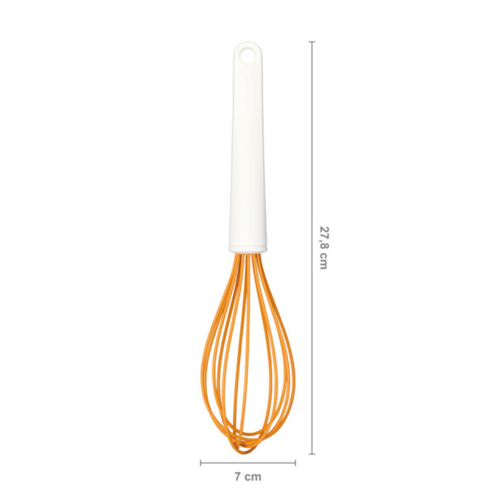 Венчик с силиконовым покрытием Fiskars Functional Form, белый (1023613)