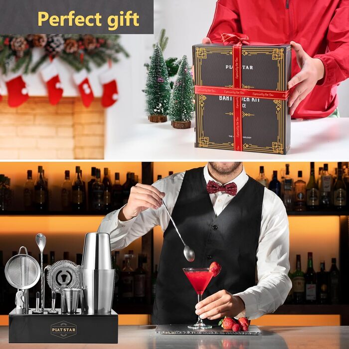 Професійний барний набір з нержавіючої сталі Plat Star