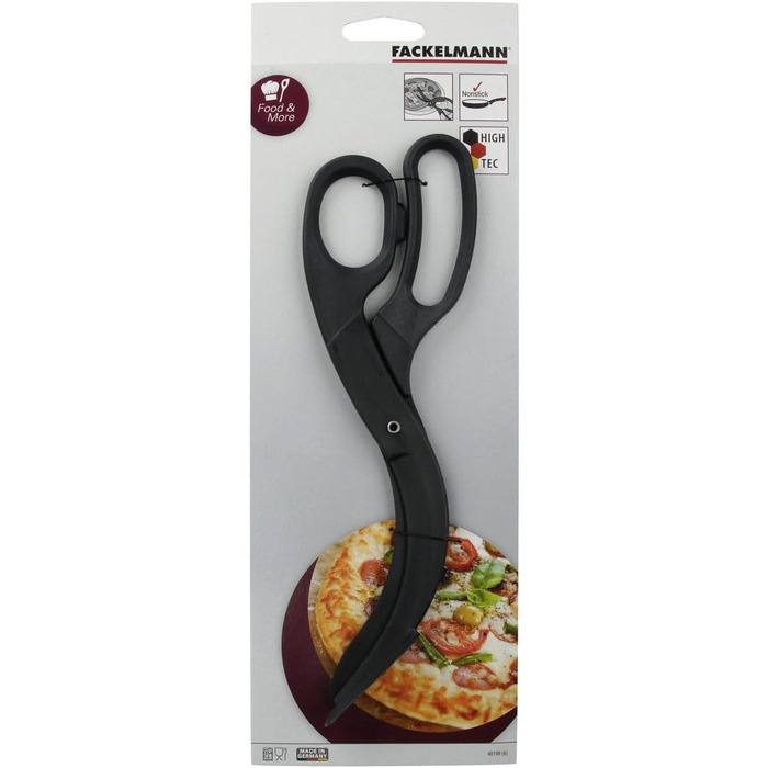 Ножиці для піци 25 см, чорні Fackelmann