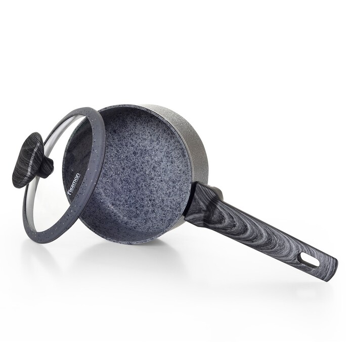 Ковш Fissman CHARM STONE 16x7,8 см 1400 мл со стеклянной крышкой (5024)