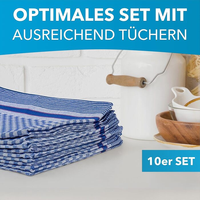 Набор полотенец 10 шт. из хлопка Bertsch Hotelwäsche GmbH