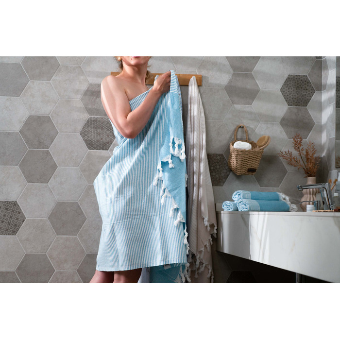 Рушник Ardesto SPA 90х170см, 100% бавовна, аква