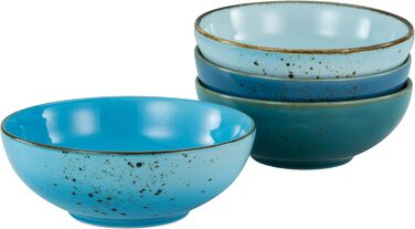 Серія Набір посуду з 4 предметів, Зернова миска, Керамограніт Pokebowl (Nature Collection Aqua, Smoothibowl - Aqua), 23432