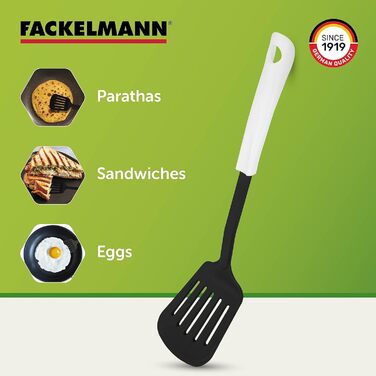 Лопатка 34 см з прорізами, чорно-біла Arcadalina Fackelmann