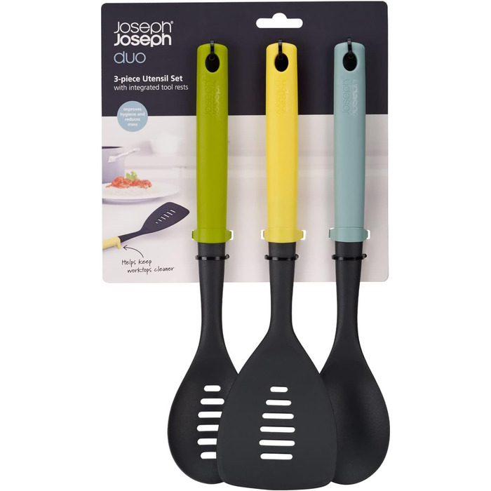 Набор кухонных аксессуаров, 3 предмета, разноцветный Duo Joseph Joseph