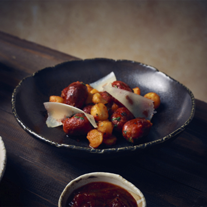 Миска глубокая круглая 20*h 5.3 см, 580 мл, Terra Porcelain Roko Cinder Black, GenWare