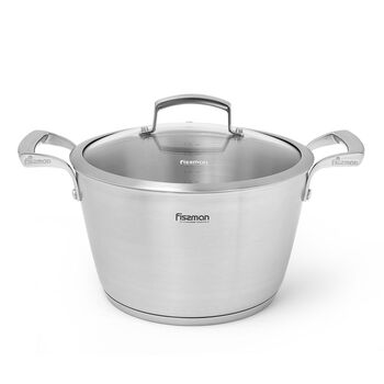 Кастрюля Fissman MILLENIUM 24x14 см/5,6л с крышкой (5364)