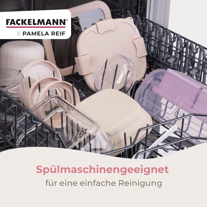 Двойной контейнер для заморозки 2 x 250 мл с крышкой, лавандовый Pamela Reif Fackelmann