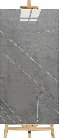 Самоклеюча плитка, мармуровий дизайн, 10 шт. - 60 см x 30 см, 3D наклейки на плитку, самоклеючі, кухонний фартух (сірий)