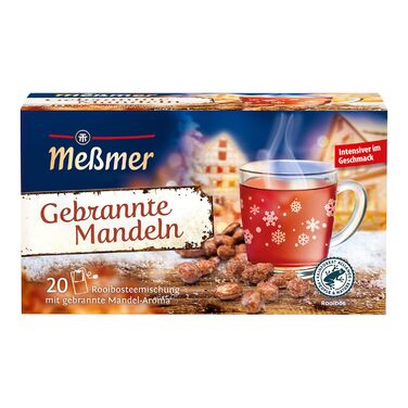 Чай Месмер - 48 чайних пакетиків 24 видів Атмосферний дизайн для демонстрації Різдвяний календар ідеально підходить як подарунок Фруктовий та трав&39яний чай (СМАЖЕНИЙ МИГДАЛЬ, 20 чайних пакетиків)