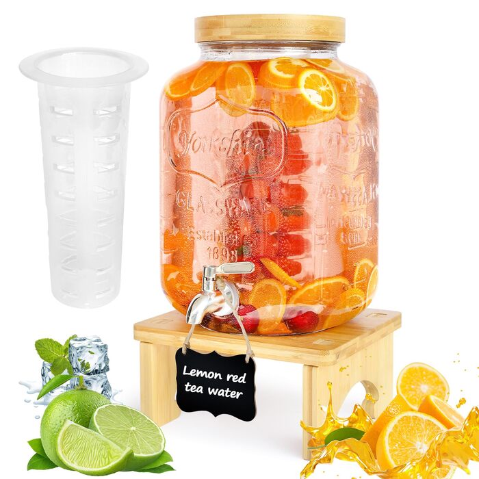 Диспенсер для напитков с краном на стойке 7,6 л AIQI