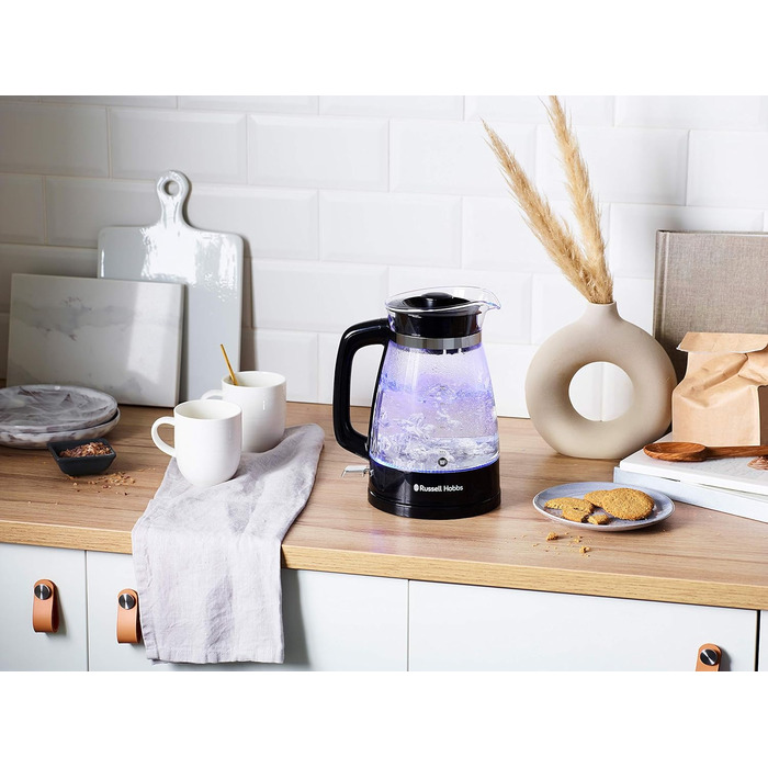 Электрический стеклянный чайник 1,7л 2400 Вт Russell Hobbs