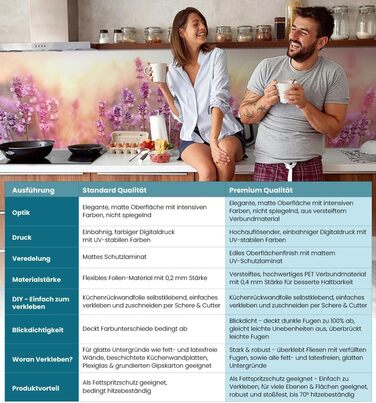 Самоклеючий кухонний фартух - матовий, жорстка бризкозахисна плівка як доступна альтернатива склу, легке встановлення та очищення - висота 60 см - Дизайн чорна кам&39яна стіна 80 x 60 см (Flida, Ш 220 см x В 60 см, 0,2 мм)