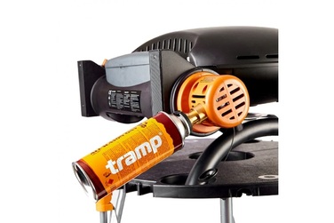 КОМПЛЕКТ Портативний переносний газовий гриль O-GRILL 500, синій  + шланг в подарунок! Код: 011673