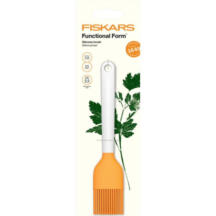 Кисть силиконовая Fiskars Functional Form, белая (1023614)
