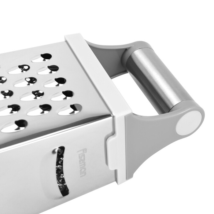 Терка чотиристороння Fissman 24,5 см нержавіюча сталь (18614)