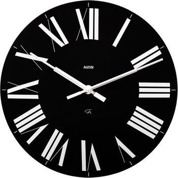 Настінний годинник чорний Ø 36 см Firenze Alessi