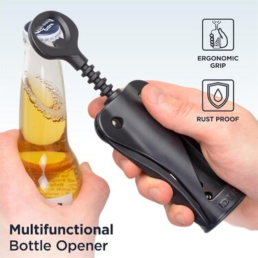 Професійний штопор-крило чорний Deiss