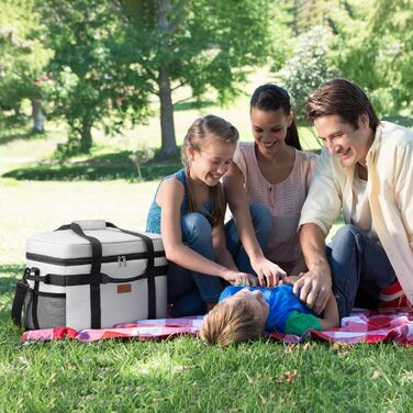 Термосумка 30 л біла Lifewit