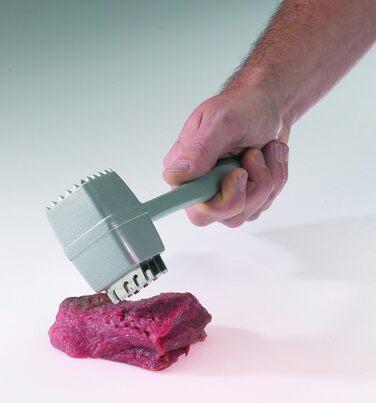Молоток для мяса и стейков Westmark, длина 23,8 см, нержавеющая сталь/алюминий со специальным покрытием, безопасным для пищевых продуктов, Steakmaster, серебро, 62202260