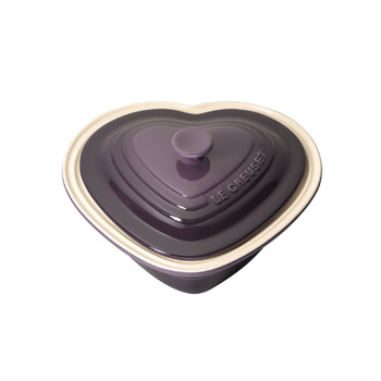 Блюдо для запікання в формі серця з кришкою, фіолетовий Le Creuset