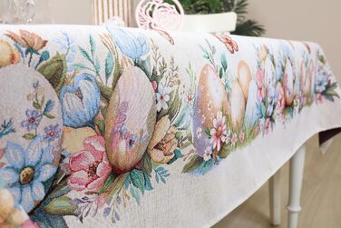 Скатертина 140 х 240 см "Пасхальні яйця" textile idea