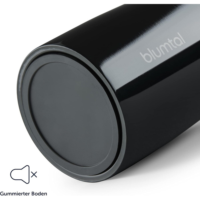 Термокружка Blumtal - Дорожня кружка з нержавіючої сталі - Герметична ізольована кружка для гарячих/холодних напоїв - Кружка з отвором на 360 - Термокружка із застібкою швидкого закриття - Кавова кружка - Рожева (380 мл, 07 - Чорна)