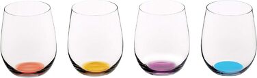 Набор из 4 разноцветных стаканов 335 мл, O Wine Tumbler Riedel